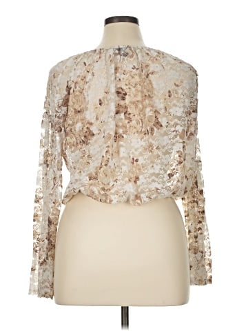 Dots Long Sleeve Blouse (view 2)
