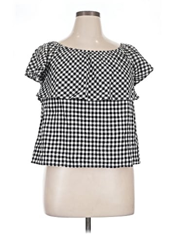 Saks Fifth Avenue Short Sleeve Blouse (view 1)