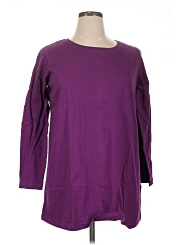 Woman Within 3/4 Sleeve T-Shirt (view 1)