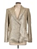 Elie Tahari Tweed Gold Silver Blazer Size 12 - photo 1