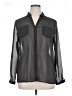 The Limited Polka Dots Gray Long Sleeve Blouse Size XL - photo 1