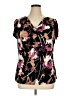 East5th Black Short Sleeve Blouse Size XL - photo 1