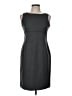Kasper 100% Polyester Solid Gray Casual Dress Size 6 Petite - photo 1