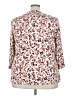 Lane Bryant Print Ivory 3/4 Sleeve Blouse Size 22 - 24 Plus - photo 2