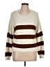 Cambridge Dry Goods Stripes Ivory White Pullover Sweater Size L - photo 1