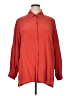 Josephine Chaus Solid Red 3/4 Sleeve Button-Down Shirt Size 16 - photo 1