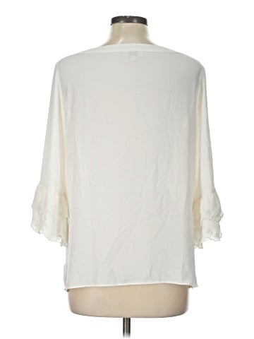 Ann Taylor LOFT Outlet 3/4 Sleeve Blouse (view 2)