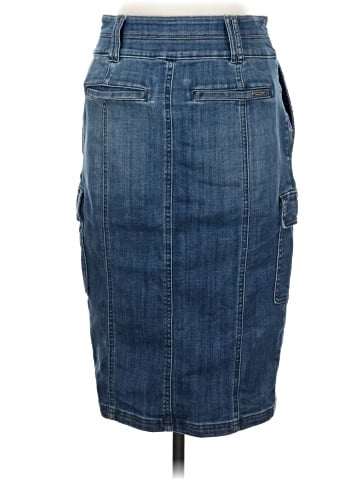 White House Black Market Denim Skirt (view 2)