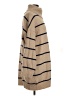 Pull&Bear Stripes Tan Turtleneck Sweater Size S - photo 4
