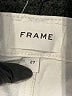 FRAME 100% Cotton White Jeans Size 27 waist - photo 7