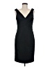 David Meister Solid Black Cocktail Dress Size 6 - photo 1