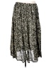 Notations 100% Rayon Animal Print Gold Casual Skirt Size M - photo 1