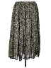 Notations 100% Rayon Animal Print Gold Casual Skirt Size M - photo 2