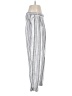 Garnet Hill 100% Linen Stripes Silver Linen Pants Size 4 - photo 4