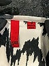 5/48 Chevron-herringbone Ivory Cocktail Dress Size S - photo 7