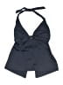 Mossimo Solid Blue Swimsuit Top Size L - photo 1