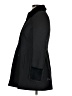 Zara Basic 100% Acetate Black Coat Size M - photo 5