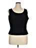 Le Suit Black Sleeveless Top Size 16 - photo 1