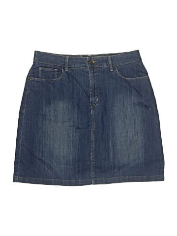 Croft & Barrow Denim Skirt (view 1)
