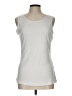 Ethyl Ivory Sleeveless T-Shirt Size L - photo 1