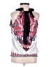 Heart Soul 100% Polyester White Sleeveless Blouse Size XS - photo 2