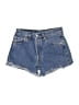 Levi's 100% Cotton Blue Denim Shorts Size 27 waist - photo 1