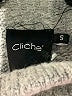 Cliche Color Block Gray Turtleneck Sweater Size S - photo 7