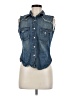 Lucky Brand Blue Denim Vest Size M - photo 1