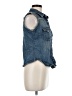 Lucky Brand Blue Denim Vest Size M - photo 4