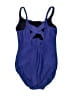 Lands' End Solid Blue One Piece Swimsuit Size 6 - photo 2