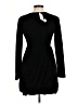 Ganni Solid Black Cocktail Dress Size EU 38 / US 8 - photo 2