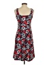 Columbia Print Red Casual Dress Size S - photo 2