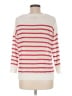 Ann Taylor LOFT 100% Acrylic Stripes White Pullover Sweater Size M - photo 2