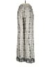 Abbeline 100% Rayon Paisley Silver Casual Pants Size M - photo 2