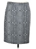 Halogen Chevron-herringbone Silver Casual Skirt Size 8 - photo 1