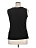 Susan Graver Black Sleeveless T-Shirt Size 14 - photo 2