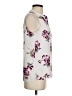 Sweet Rain 100% Polyester Floral Ivory Sleeveless Blouse Size S - photo 4