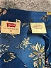 Levi's 100% Polyester Floral Blue Long Sleeve Blouse Size XS - photo 4