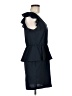 A New York 100% Polyester Solid Blue Cocktail Dress Size M - photo 4