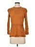 Point Sur 100% Viscose Orange 3/4 Sleeve Blouse Size 2 - photo 1