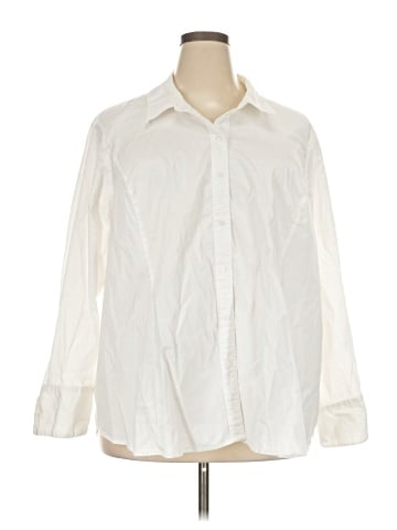 Lane Bryant Long Sleeve Button-Down Shirt (view 1)