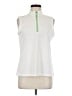 IZOD White Sleeveless Blouse Size M - photo 1