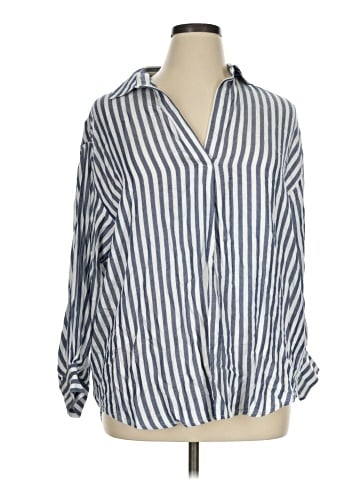 T Tahari Long Sleeve Button-Down Shirt (view 1)
