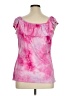 Haptics Pink Short Sleeve Top Size 1X - photo 2