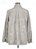 D&Co. Paisley Silver Long Sleeve Blouse Size XL - photo 2