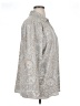 D&Co. Paisley Silver Long Sleeve Blouse Size XL - photo 4