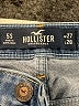 Hollister Hearts Blue Jeans Size 27s - photo 7