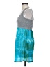 Gypsy 05 100% Silk Teal Sleeveless Silk Top Size S - photo 5