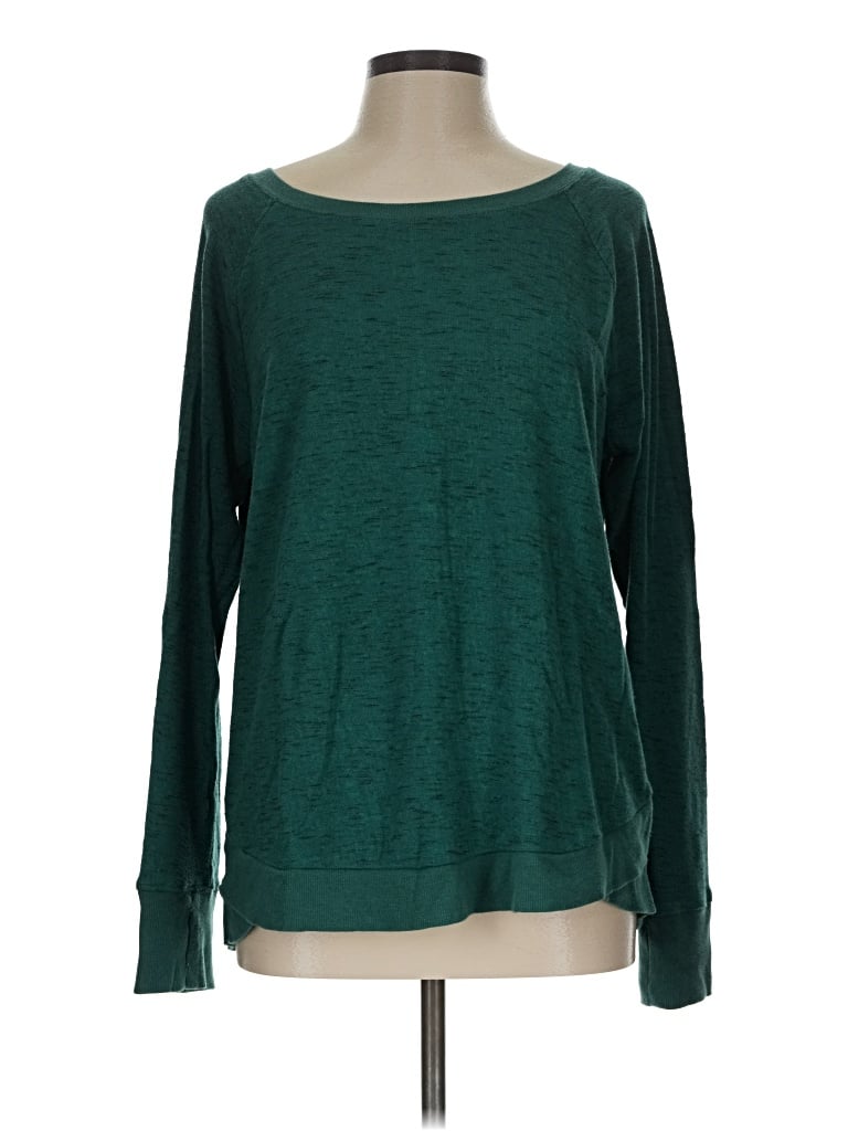 Pre-owned Threads 4 Thought Pullover Sweater In Green