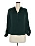 Forever 21 100% Polyester Green Long Sleeve Blouse Size M - photo 1